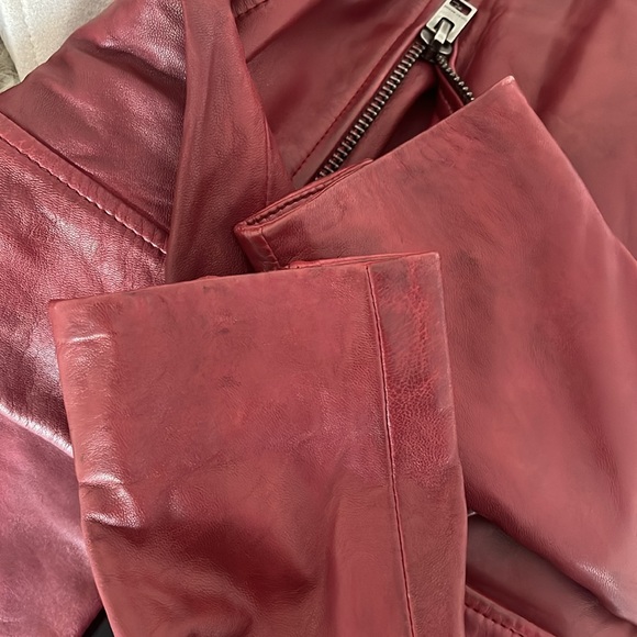 Lucky Brand leather moto jacket - Picture 7 of 7